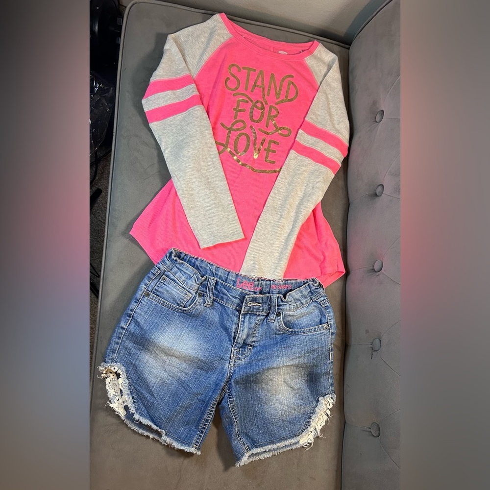 Two piece set Old navy and Lee size 14/16